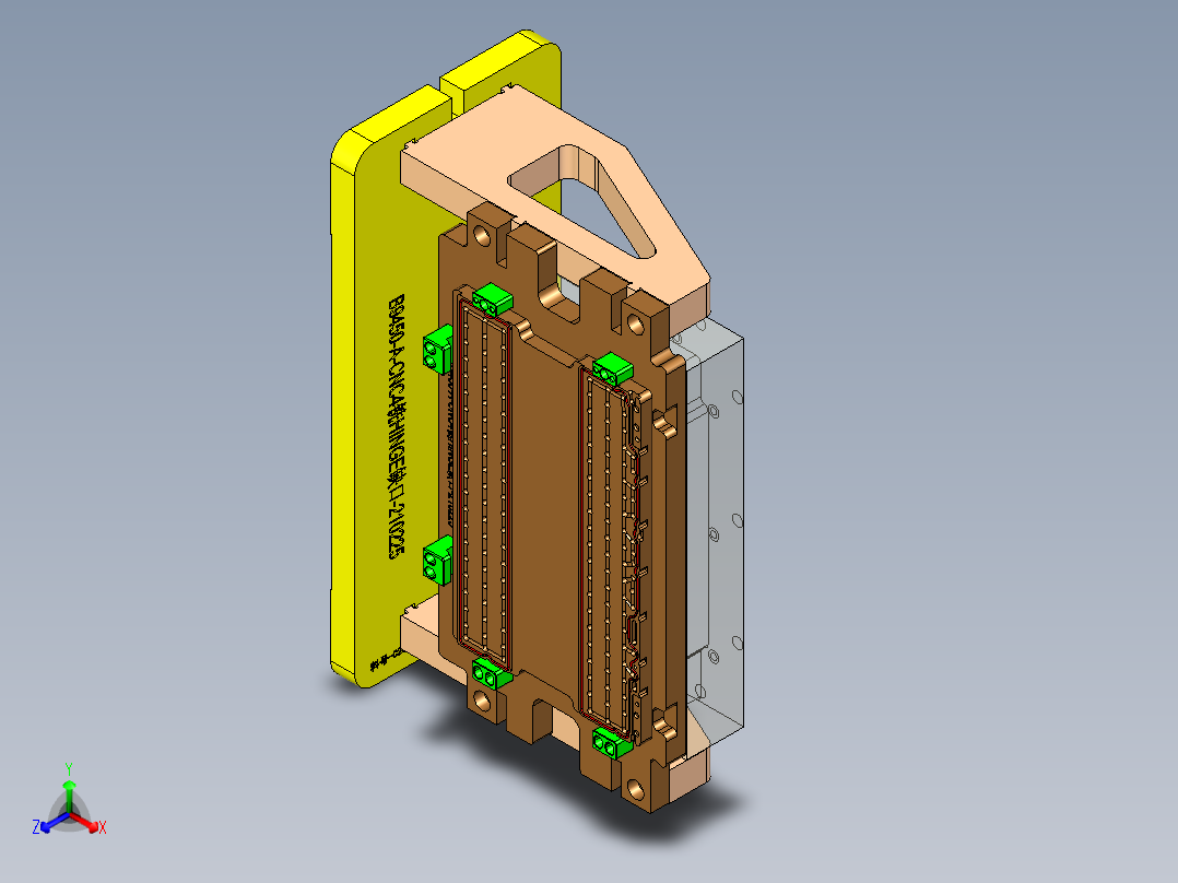 B9450-A-笔记本CNC工装夹具三维模型CNC4铣HINGE缺口-210225正等轴测图