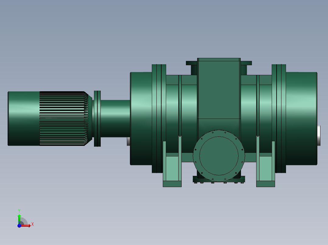 ZJY-3300A罗茨泵(上海阳光)前视图