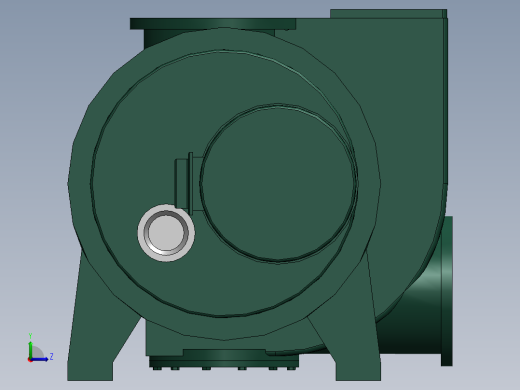 ZJY-3300A罗茨泵(上海阳光)左视缩略图