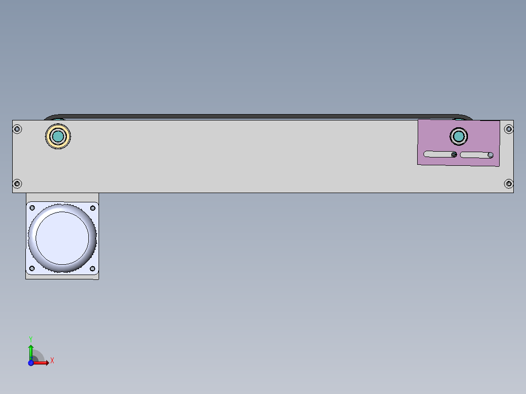 长500宽300皮带线前视图