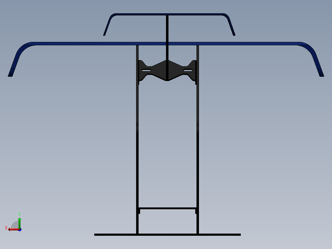 汽车尾翼(18)后视图