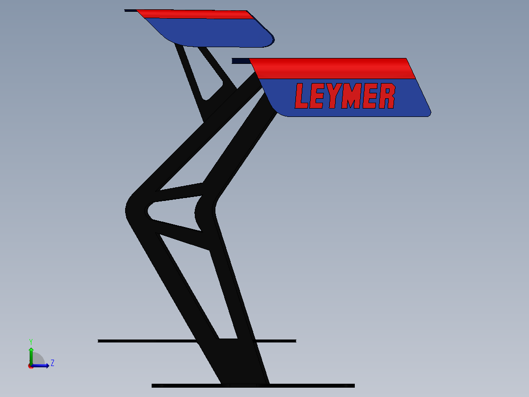 汽车尾翼(18)左视图