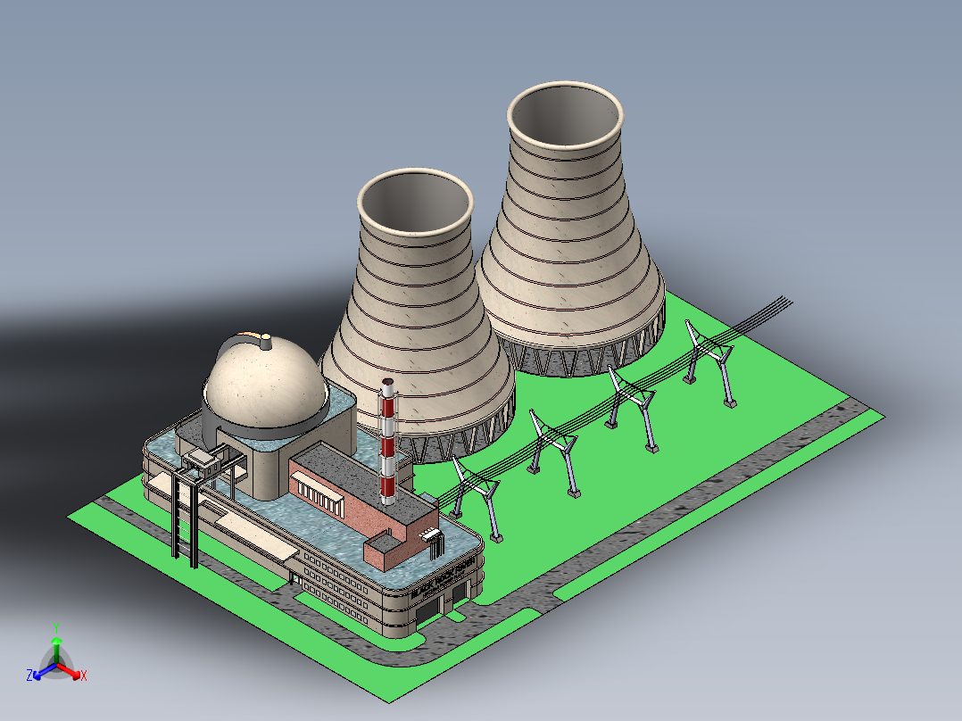 房子、建筑(45)正等轴测图