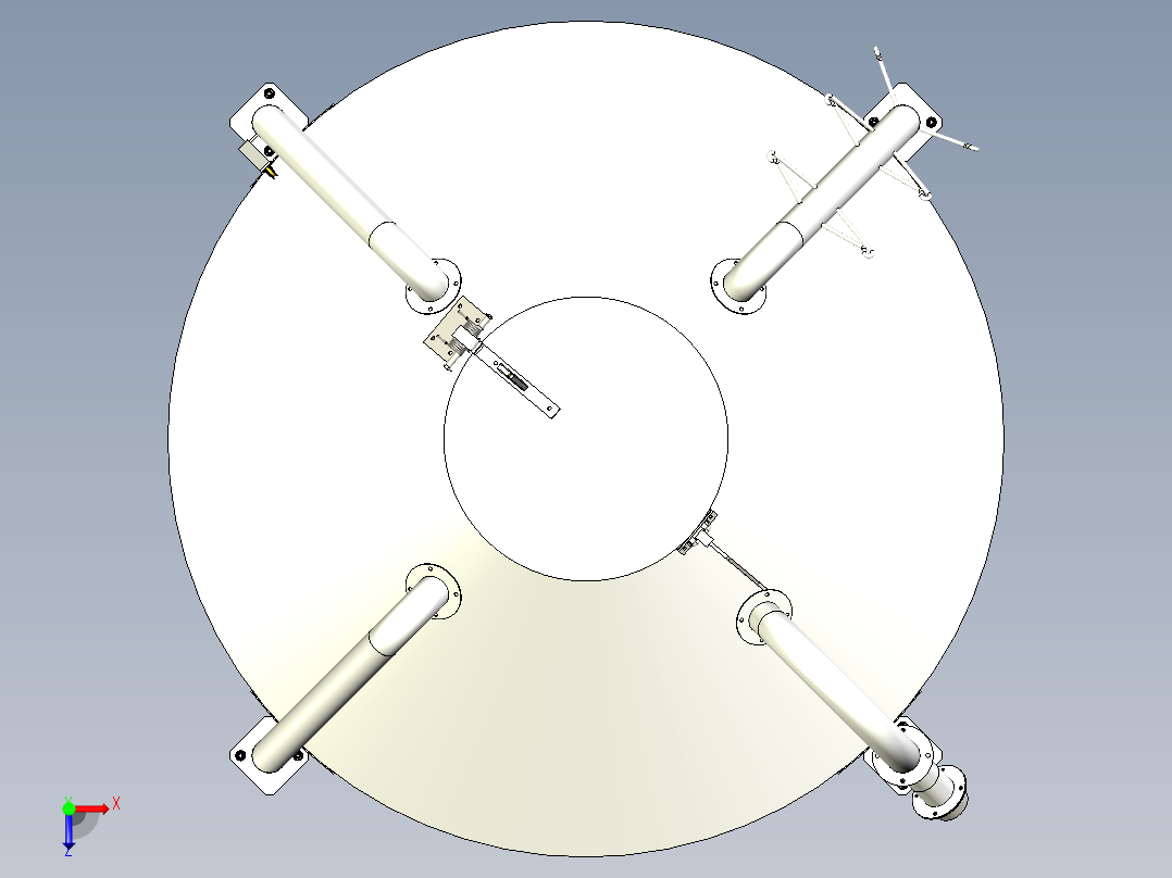 B3004101-筒仓 GRP 20立方米俯视图
