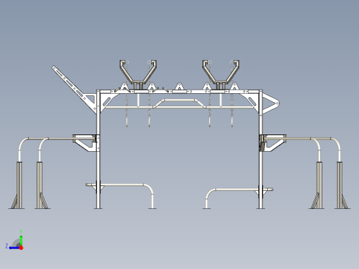B3003763-运动街健身 自由体操 健身器材右视缩略图