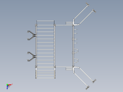 B3003763-运动街健身 自由体操 健身器材俯视缩略图