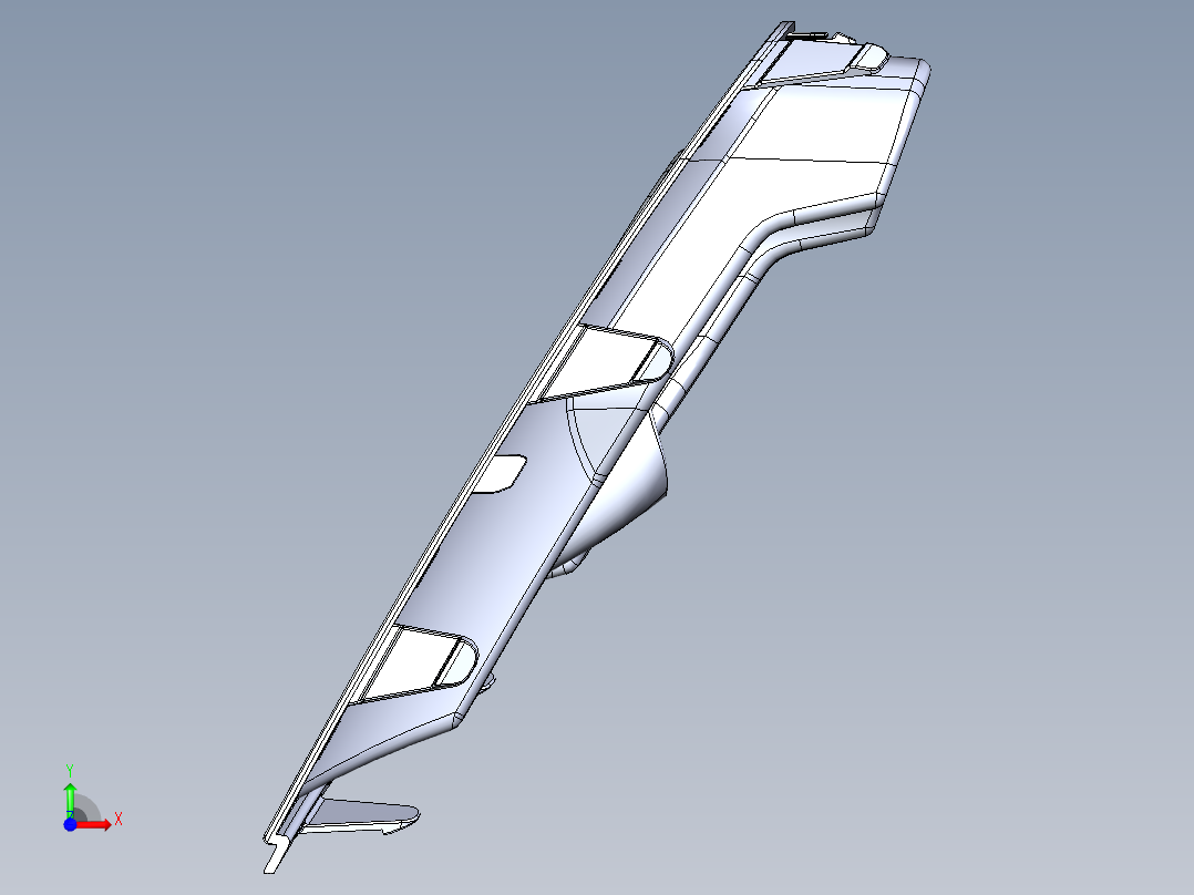 福特 Ranger 2022+ 前保险杠前视图
