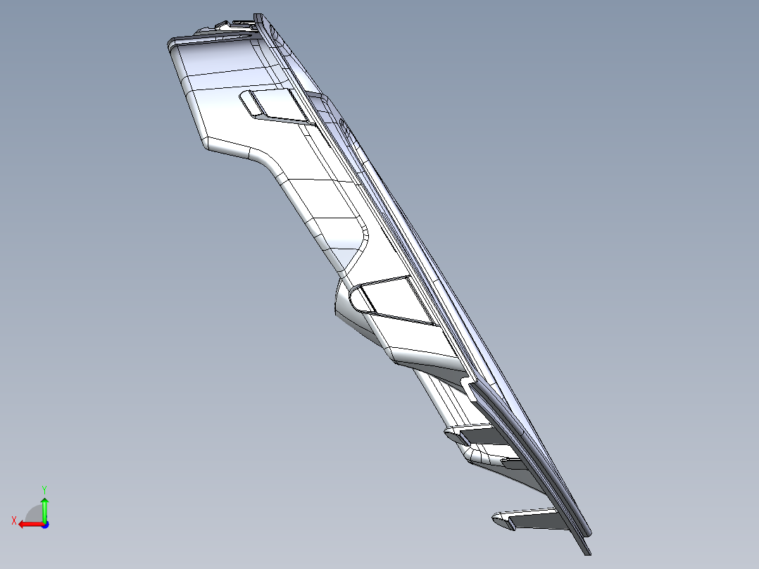 福特 Ranger 2022+ 前保险杠后视图
