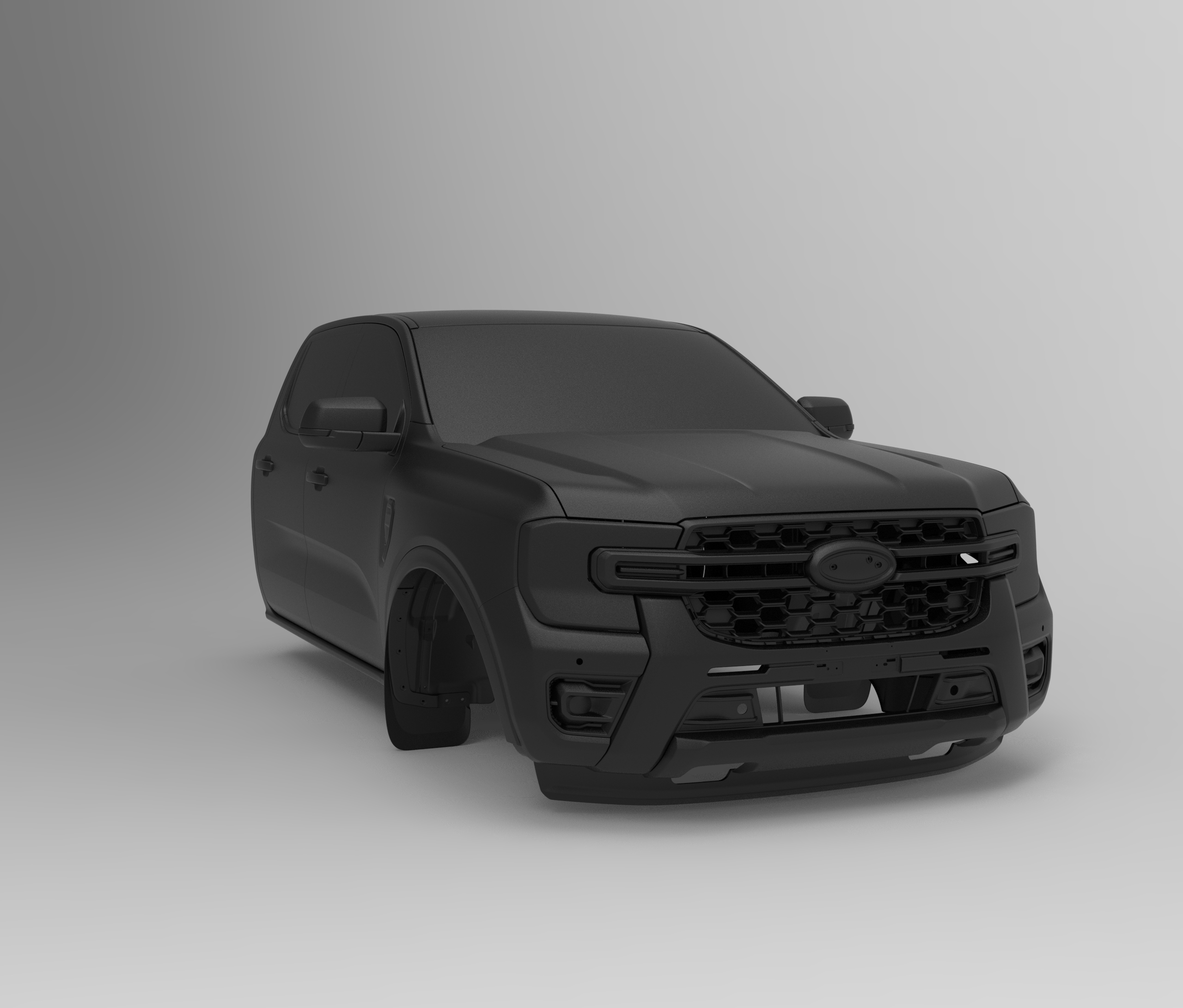 福特 Ranger 2022+ 前保险杠