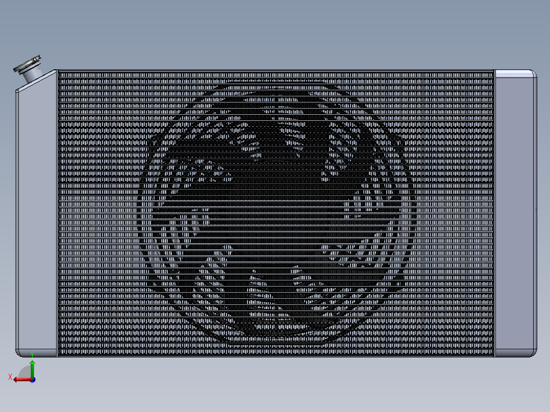 散热器(13)后视图