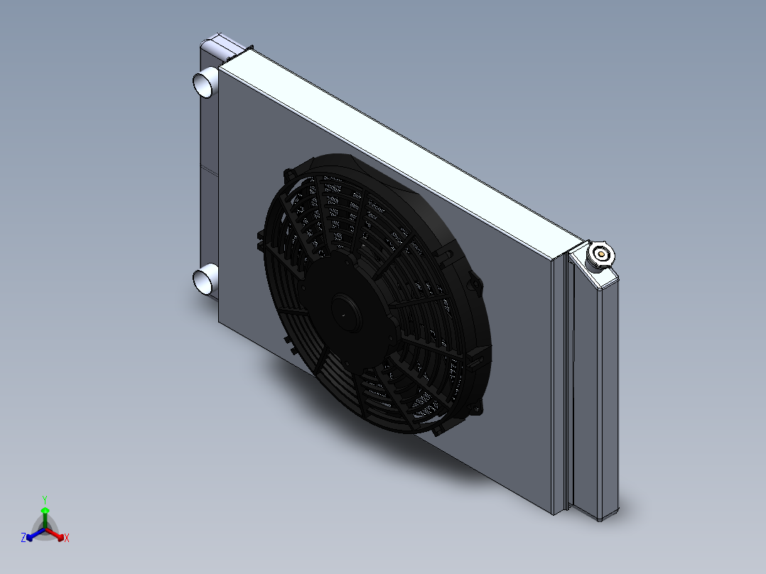 散热器(13)正等轴测图