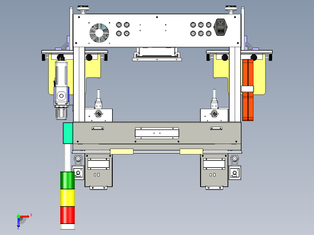 桌面式全自动锁螺丝机俯视图