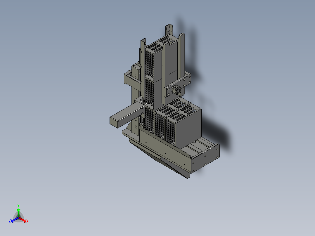 00进料总装配正等轴测图
