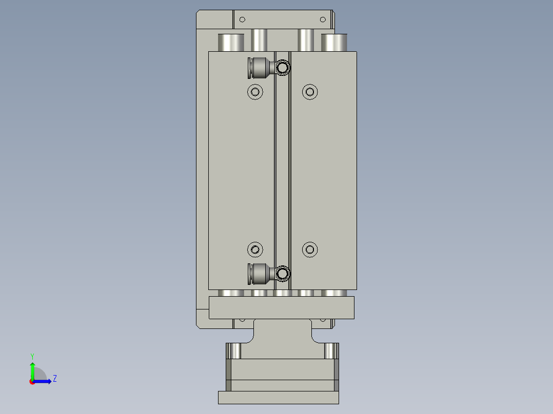 16TK0013吸头气缸装配左视图