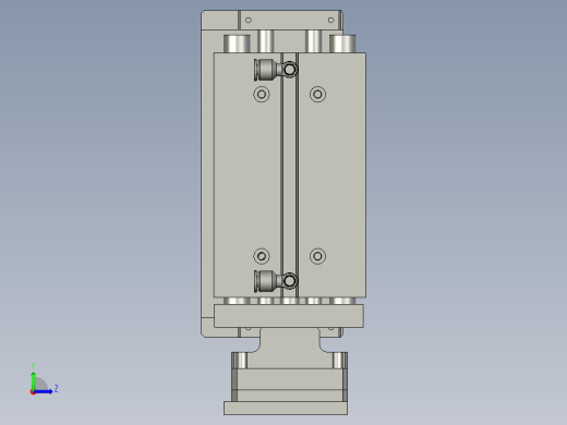 16TK0013吸头气缸装配左视缩略图
