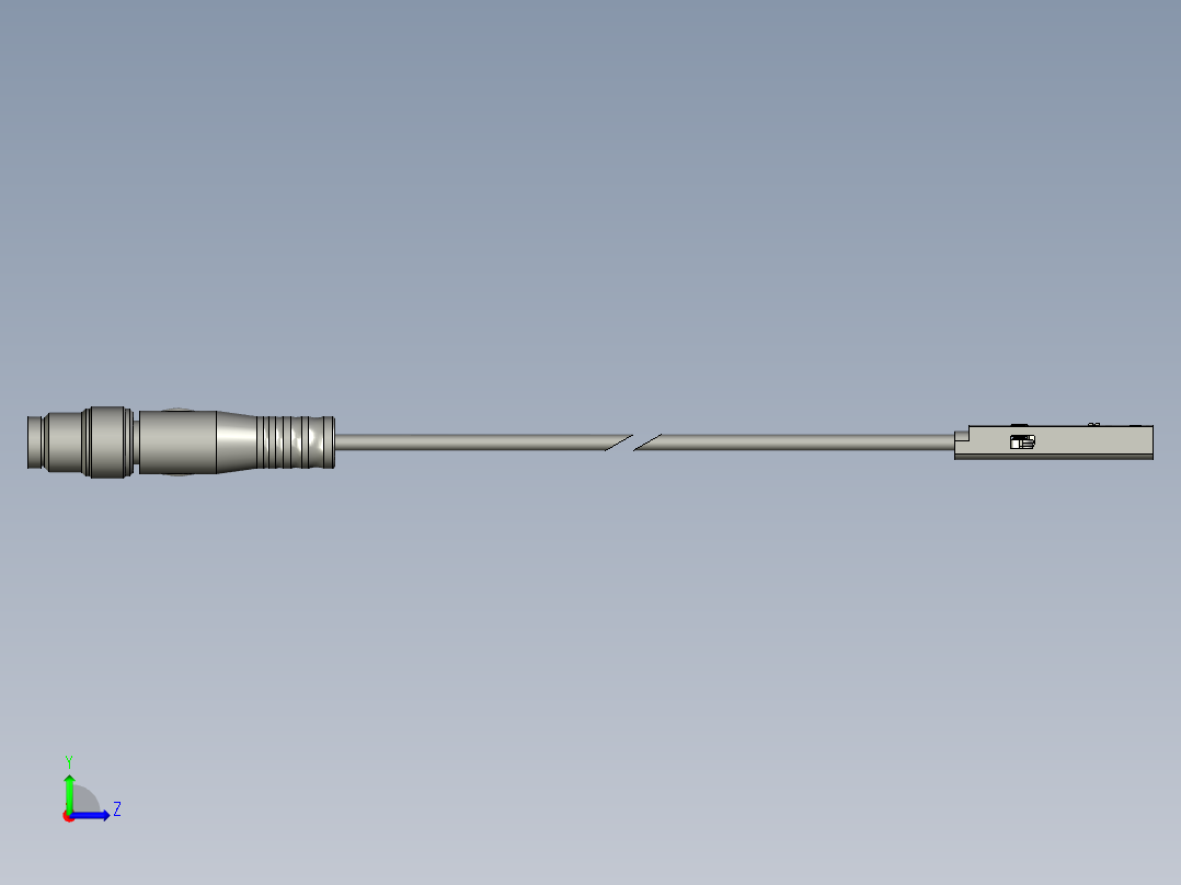 551367SME-10M-DS-24V-E-03-L-M8D左视图