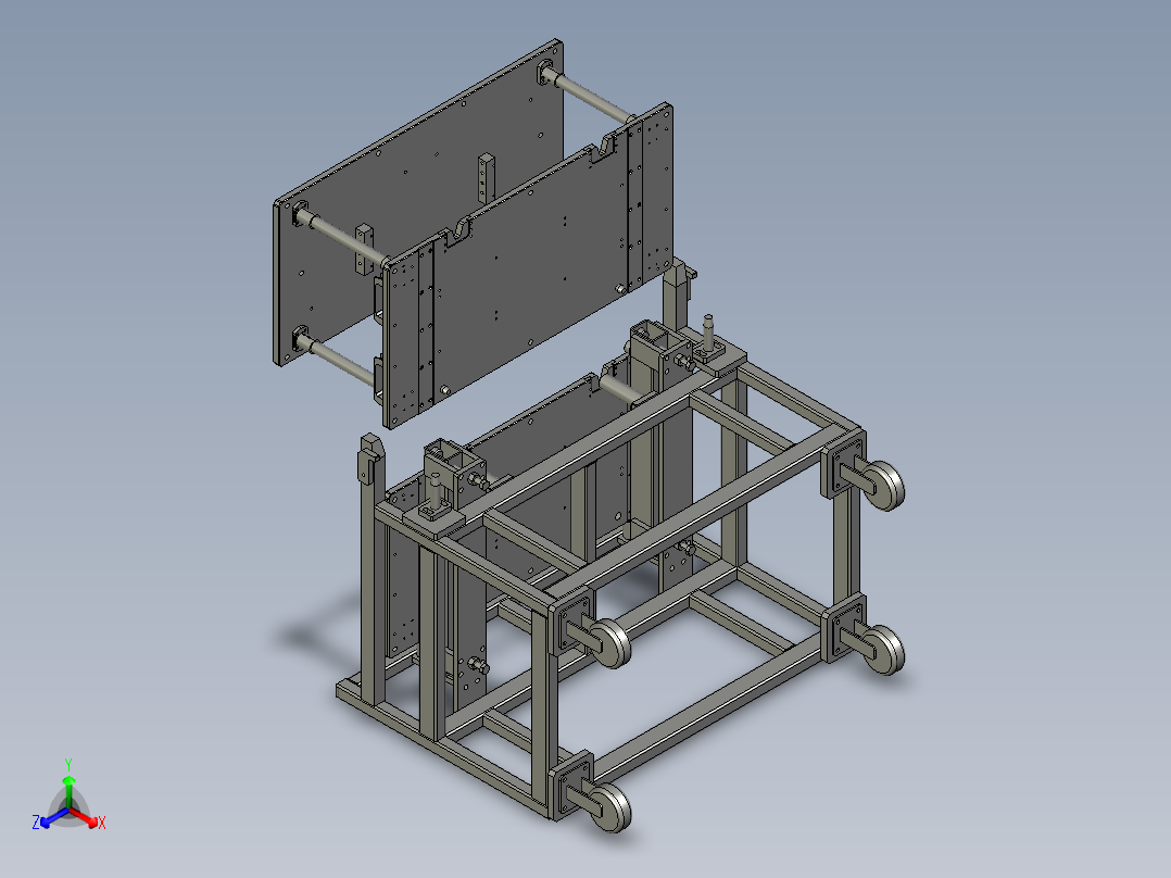 分体式托盘物料小车