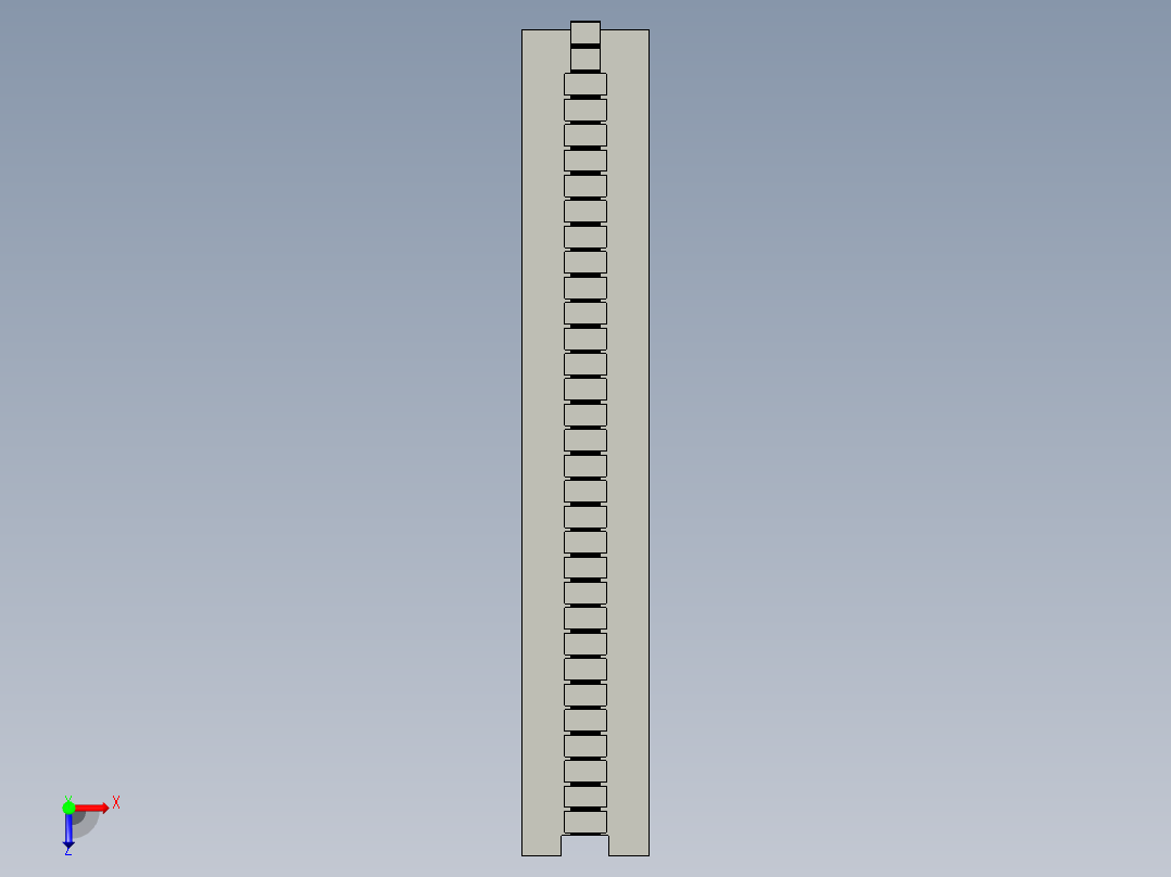 RRQD-分流加速机构组件俯视图