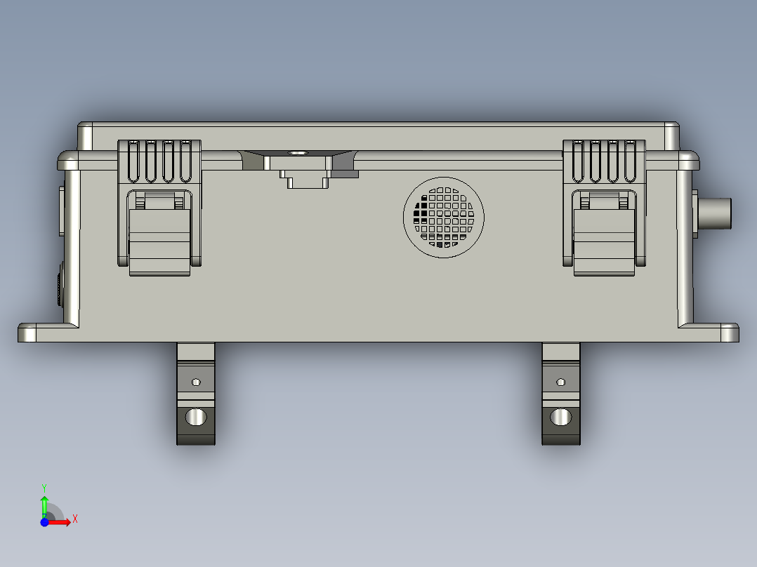 RTK专用5G机载网联终端前视图
