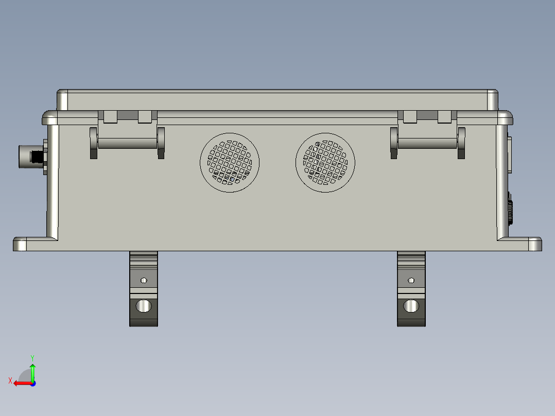 RTK专用5G机载网联终端后视图