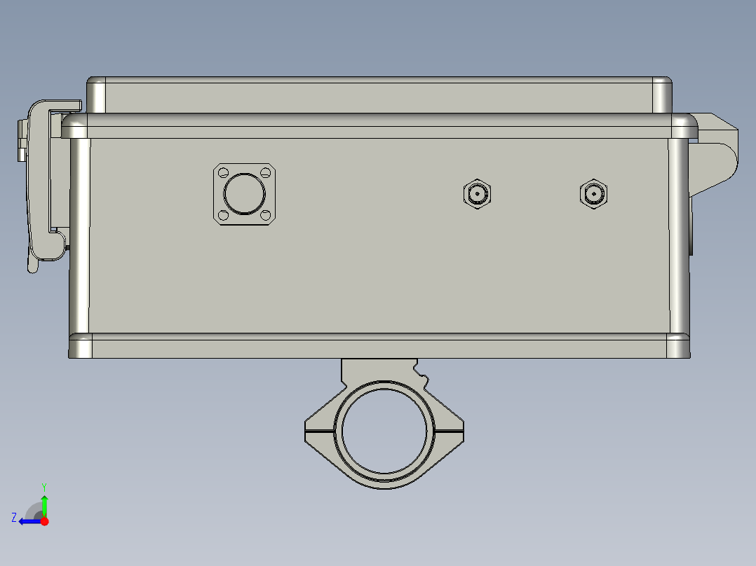RTK专用5G机载网联终端右视图