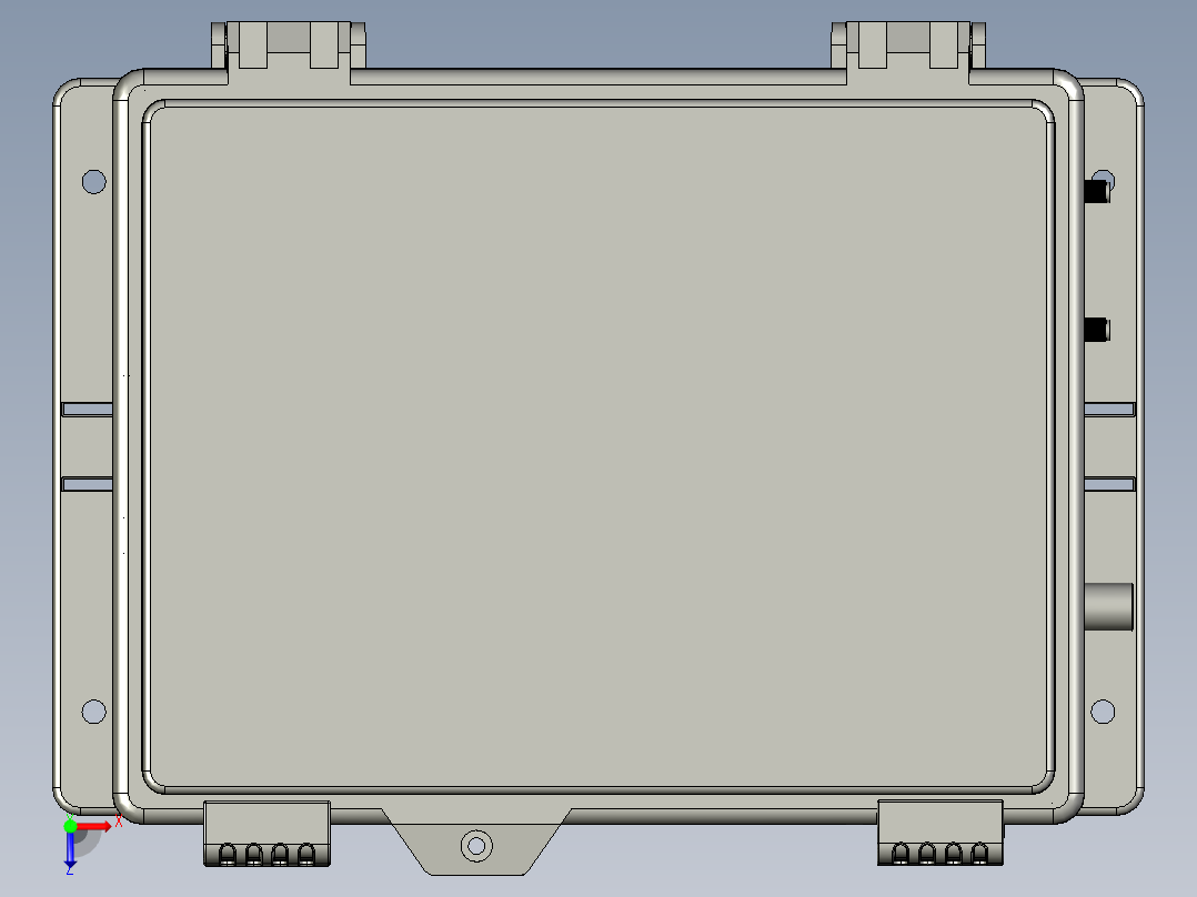RTK专用5G机载网联终端俯视图