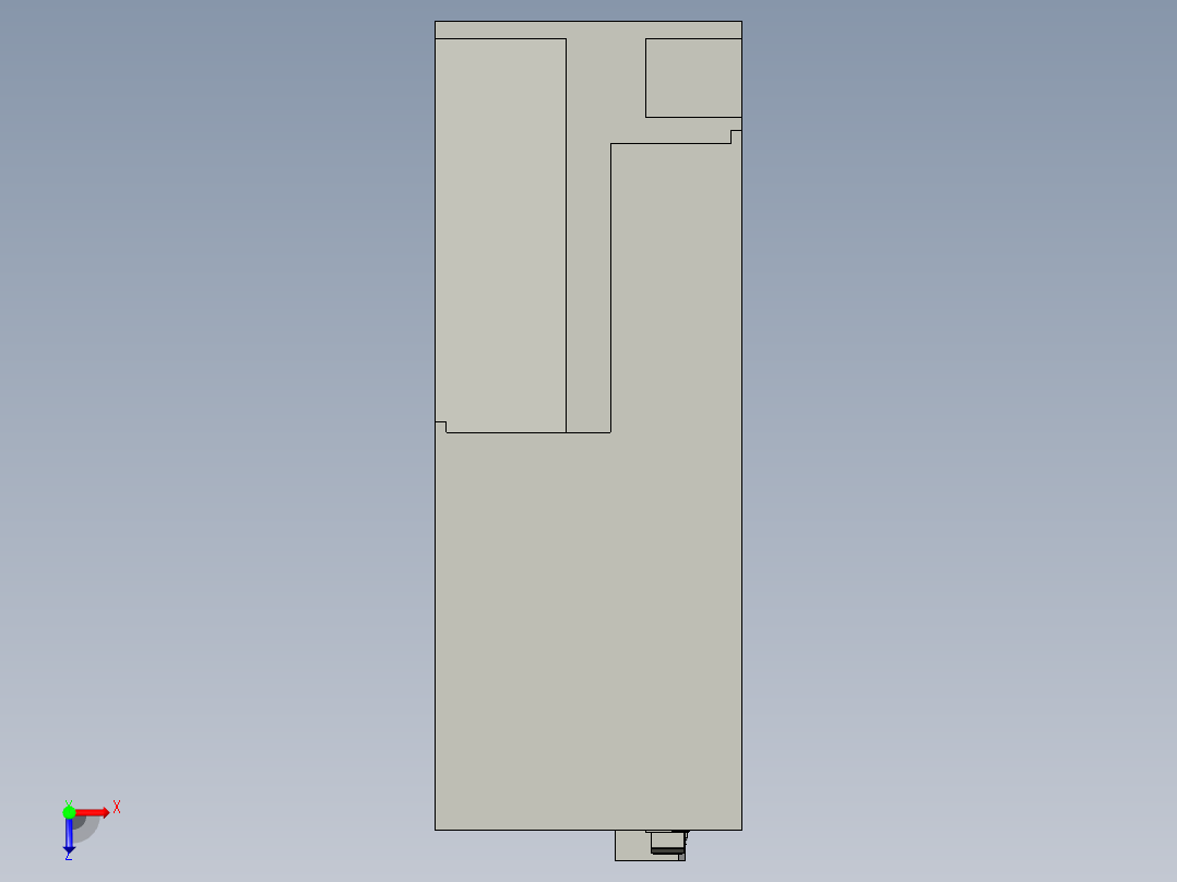 三菱伺服器750Wmr-je-70a俯视图