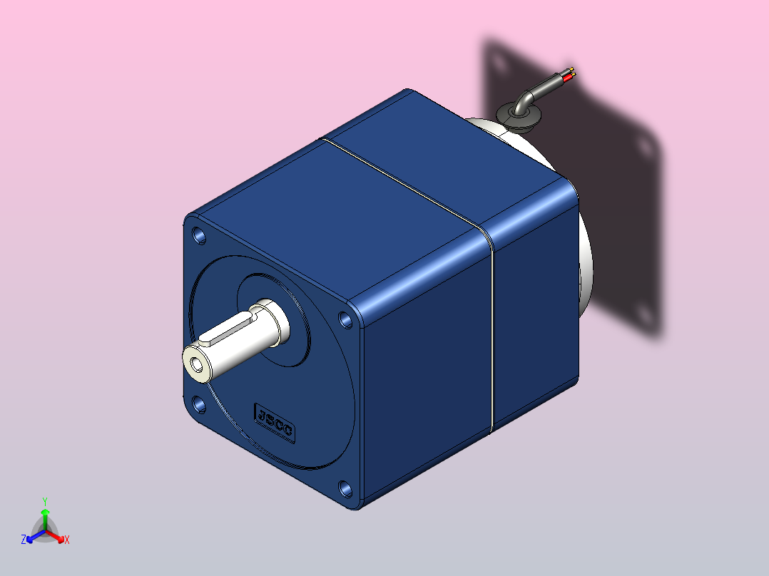 YS标准电机120YS01-180-HE主视图