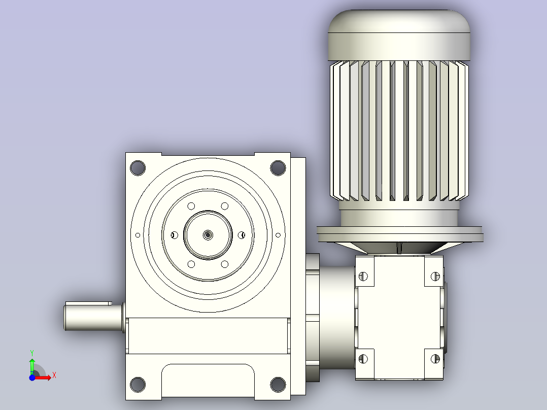格图凸轮分割器 80DF-PACK-DJ-WF前视图