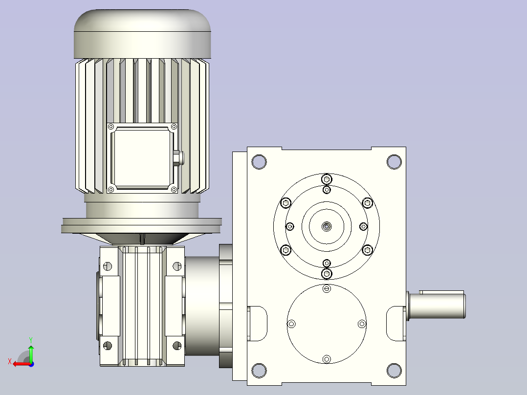格图凸轮分割器 80DF-PACK-DJ-WF后视图