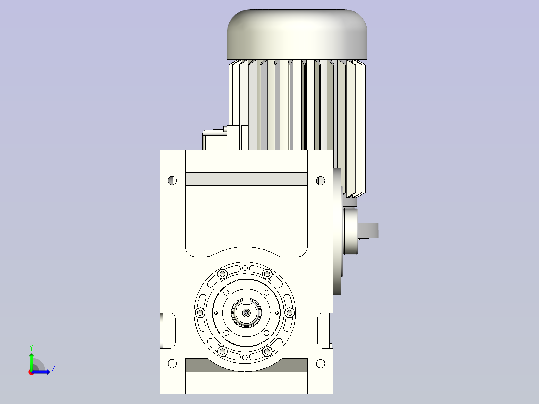 格图凸轮分割器 80DF-PACK-DJ-WF左视图
