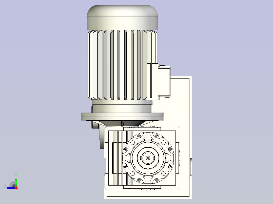 格图凸轮分割器 80DF-PACK-DJ-WF右视图
