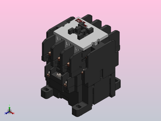 接触器正等轴测缩略图