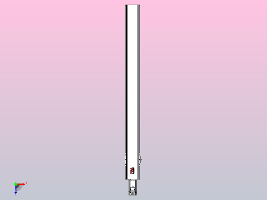 日规模组半封闭丝杆TPA-HNR-110D-1610C-L1050-M-C-P40-N3俯视缩略图