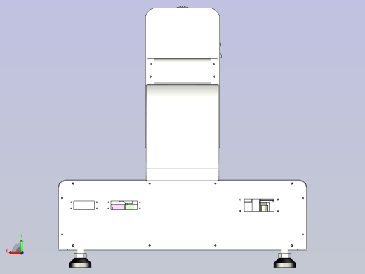 手机外壳高度检测治具3D图纸后视缩略图