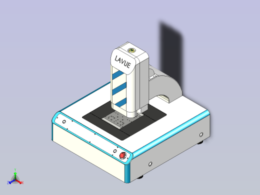 手机外壳高度检测治具3D图纸正等轴测缩略图