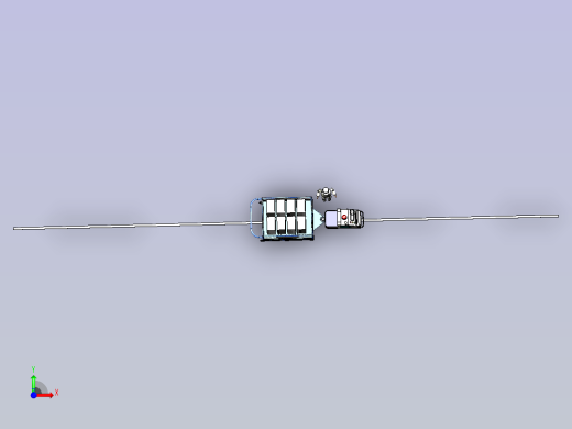 牵引式AGV模型3D图前视缩略图