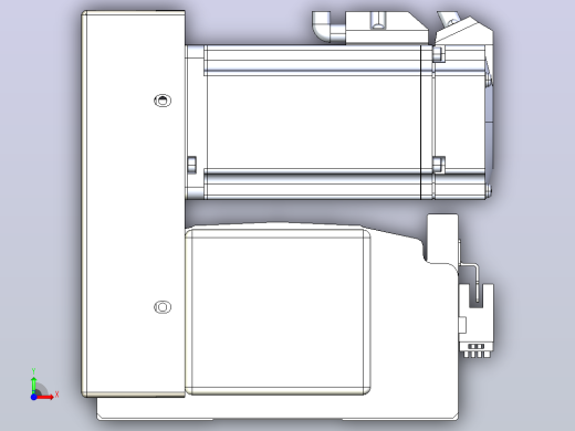 皮带直线轴半封闭可选导轨TPA-HNB-140D-120-L2150-LU-Y-P40-N3前视缩略图