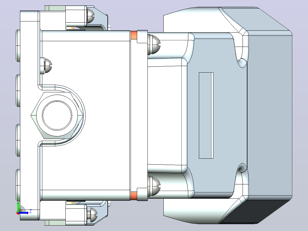 YBLT-4脚踏开关三维模型202104左视图
