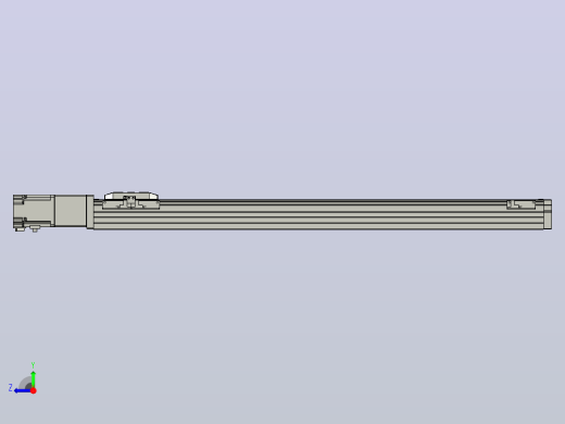 滚珠丝杠直线轴内置导轨TPA-GCR-65-1610C-L700-M-M40-N3右视缩略图