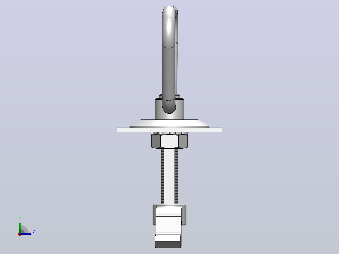 MS739[MS739]锁左视图