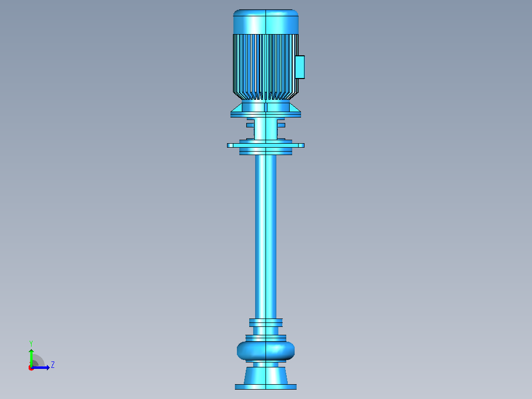 YW系列排污泵[65YW30-40-7.5]左视图