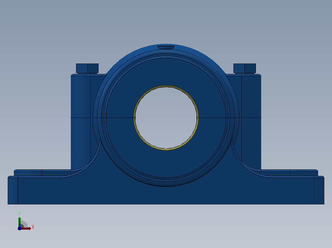 SN500系列[SN511-SSN511]轴承前视图