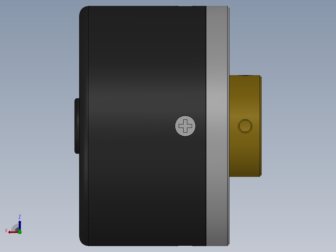 EKT5208-001系列增量式编码器_EKT5208-001左视图