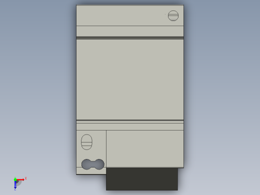三菱接触器S-T12 AC200V 1A1B C俯视缩略图
