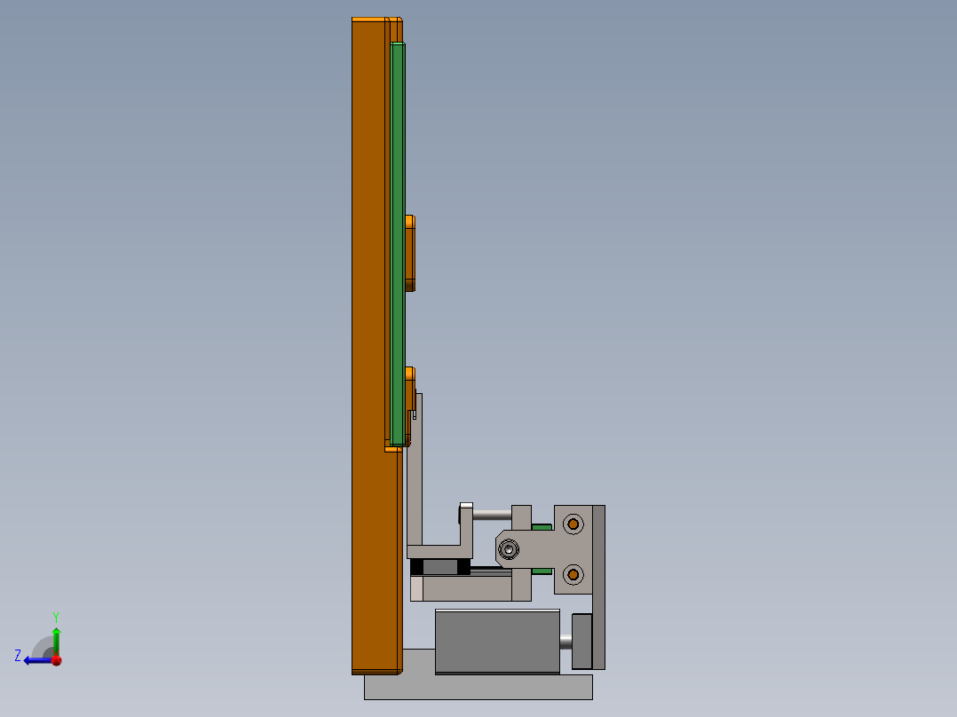 102.激光焊夹具（点焊夹具）右视图