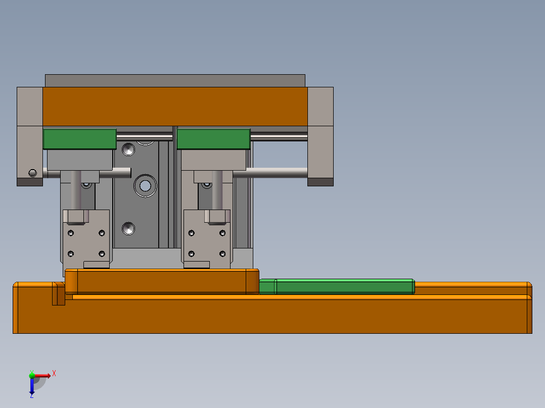 102.激光焊夹具（点焊夹具）俯视图