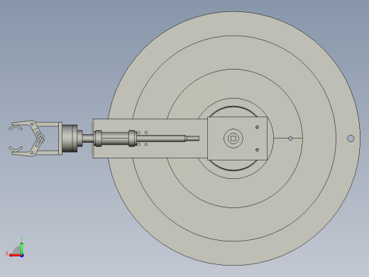 换刀机械手（三维图）后视缩略图