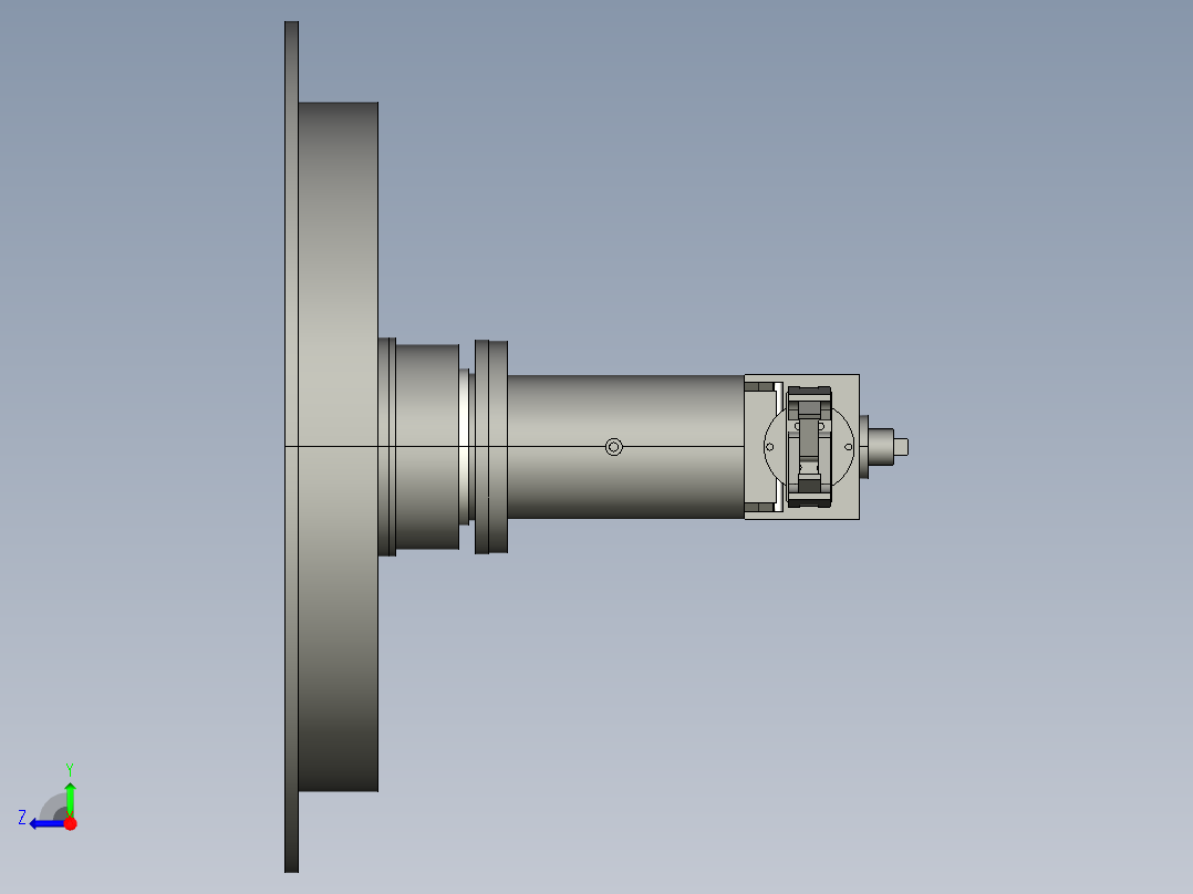 换刀机械手（三维图）右视图