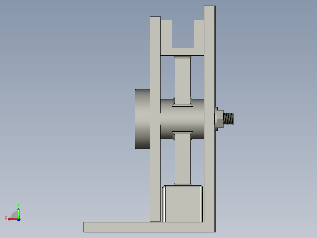 杠杆零件机械加工工艺规程制订及第 3. 5   工序工艺装备设计后视图